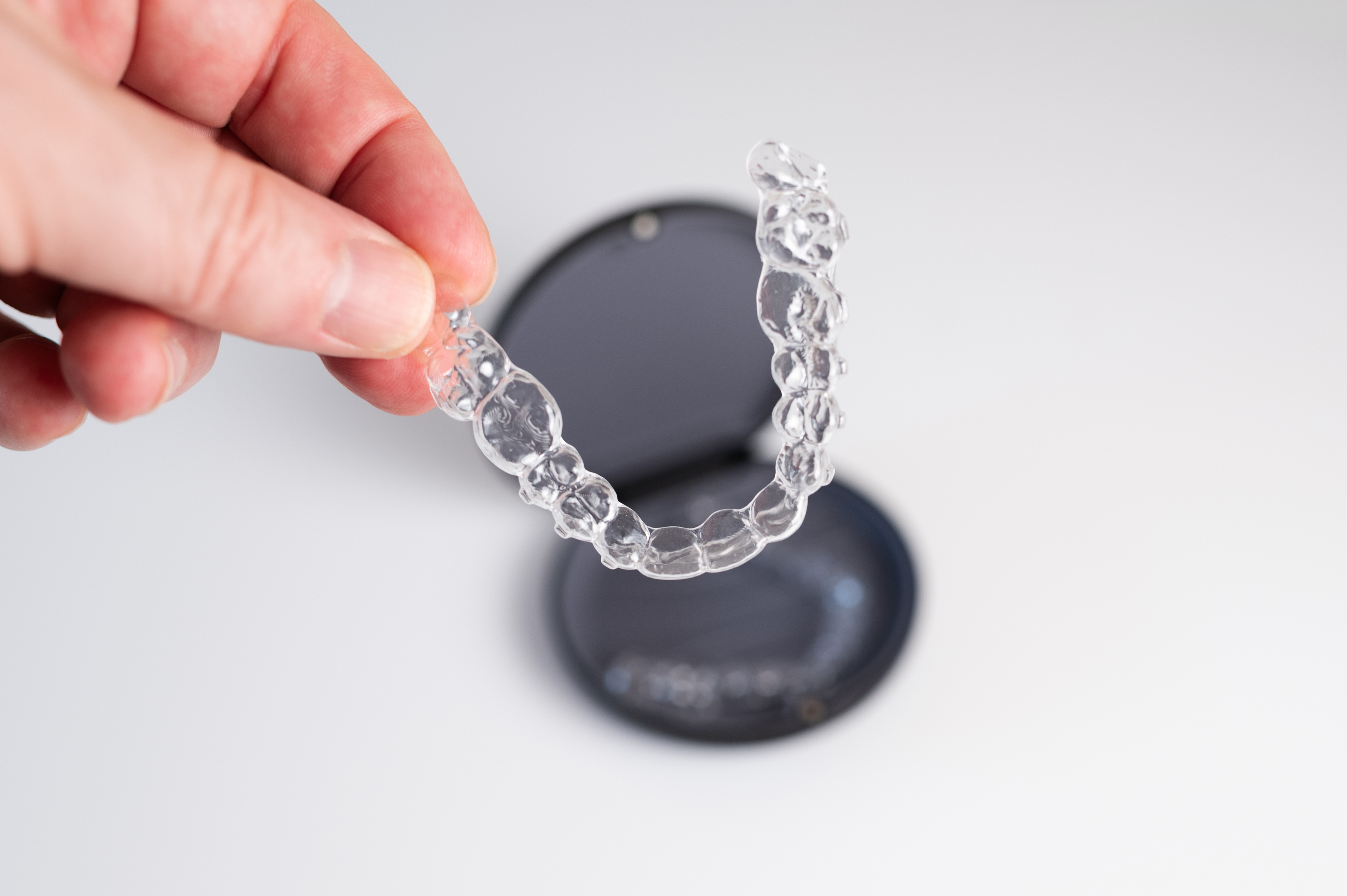 doctor holding invisible aligner dental braces ove 2025 07 02 22 32 11 utc